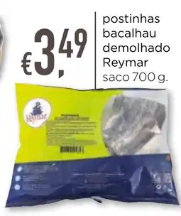 Bolama postinhas bacalhau demolhado Reymar saco promoção