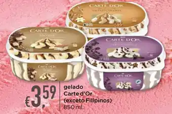 Bolama gelado Carte d'Or promoção