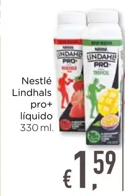 Bolama Nestlé Lindhals pro+ líquido promoção