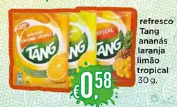 Bolama refresco Tang ananás laranja limão tropical promoção