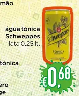 Bolama água tónica Schweppes lata promoção