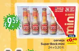 Bolama cerveja Super Bock mini promoção