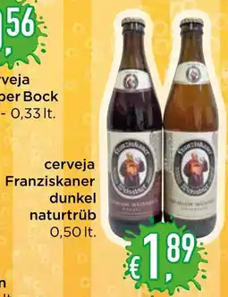 cerveja Franziskaner dunkel naturtrüb