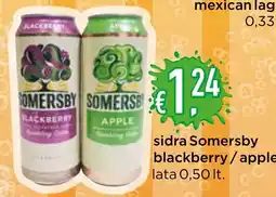 Bolama sidra Somersby promoção