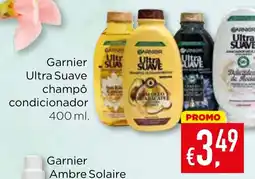 Bolama Garnier Ultra Suave champô condicionador promoção