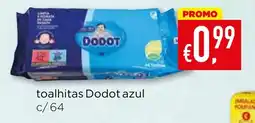 Bolama toalhitas Dodot azul promoção