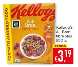 Bolama Kellogg's All-Bran fibre plus promoção