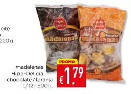 Bolama madalenas Hiper Delícia promoção