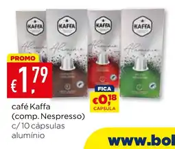 Bolama café Kaffa (comp. Delta Q) promoção