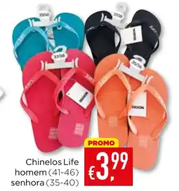 Bolama Chinelos Life promoção
