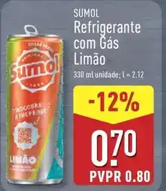 ALDI Sumol - refrigerante com gás limão promoção