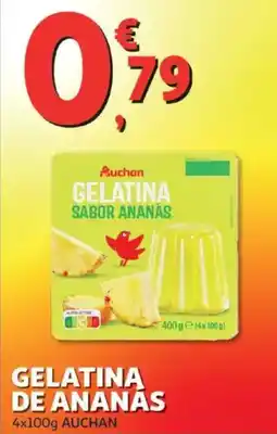 Auchan Gelatina de ananás promoção