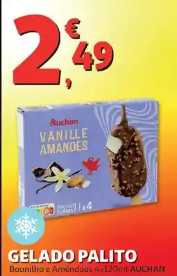 Auchan Gelado palito promoção