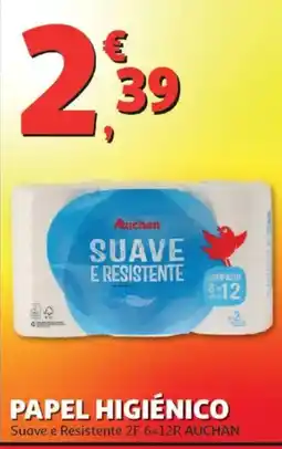 Auchan Papel higiénico promoção