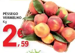 E.Leclerc Péssego vermelho promoção