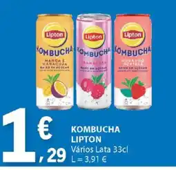 E.Leclerc Kombucha lipton promoção