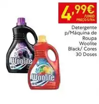 Recheio Woolite - detergente p/ maquina de roupa promoção