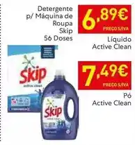Recheio Skip - detergente p/máquina de roupa promoção