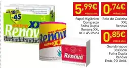 Recheio Renova - papel higiénico compacto folha dupla xxl promoção