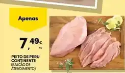 Continente Continente - peito de peru promoção