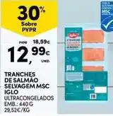 Continente Iglo - tranches de salmão selvagem msc promoção