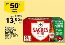 Continente Sagres - cerveja promoção