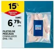 Continente Filetes de pescada promoção