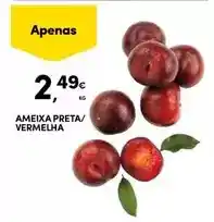 Continente Ameixa preta/ vermelha promoção