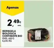 Continente Continente bio - beringela biologica promoção