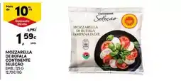 Continente Continente - mozzarella de bufala promoção