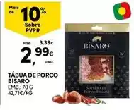 Continente Tábua de porco promoção