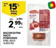 Continente Porminho - bacon extra naco promoção