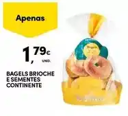 Continente Continente - bagels brioche e sementes promoção