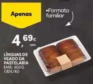 Continente Línguas de veado da pastelaria promoção