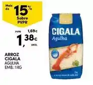 Continente Cigala - arroz promoção