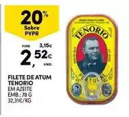 Continente Tenorio - filete de atum promoção