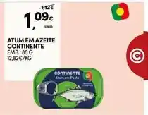Continente Continente - atum em azeite promoção