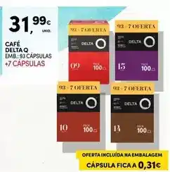 Continente Delta q - cafe promoção