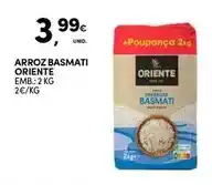 Continente Oriente - arroz basmati promoção
