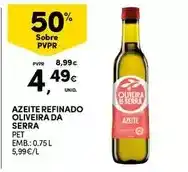 Continente Serra dourada - azeite refinado oliveira da serra promoção