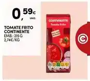 Continente Continente - tomate frito promoção