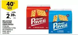 Continente Pavesi - bolachas crackers gran promoção