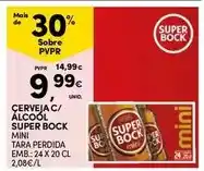 Continente Super bock - cerveja c/ alcool promoção