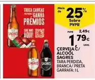 Continente Sagres - cerveja c/ alcool promoção