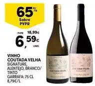 Continente Alentejo - vinho coutada velha promoção