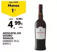 Continente Favaios - moscatel do douro promoção