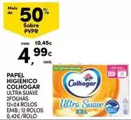 Continente Colhogar - papel higiênico promoção