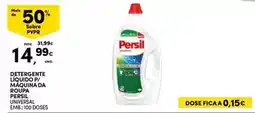 Continente Persil - detergente líquido p/maquina da roupa promoção