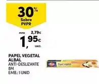 Continente Papel vegetal promoção