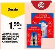 Continente Continente - aparelhos e recargas de inseticidas promoção